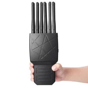 Portable 12 Antennas Full Bands All in One 2G.3G.4G.5G Cell Phone Signal Jammer GPS 2.4GWIFI.5.2G WIFI.5.8G WIFI Signal