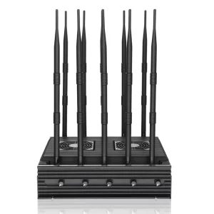 New powerful 10 antennas jammer block 2G, 3G, 4G, WIFI, 5.8GGPSL1 ,Lojack,75W output power cover range up to 80m