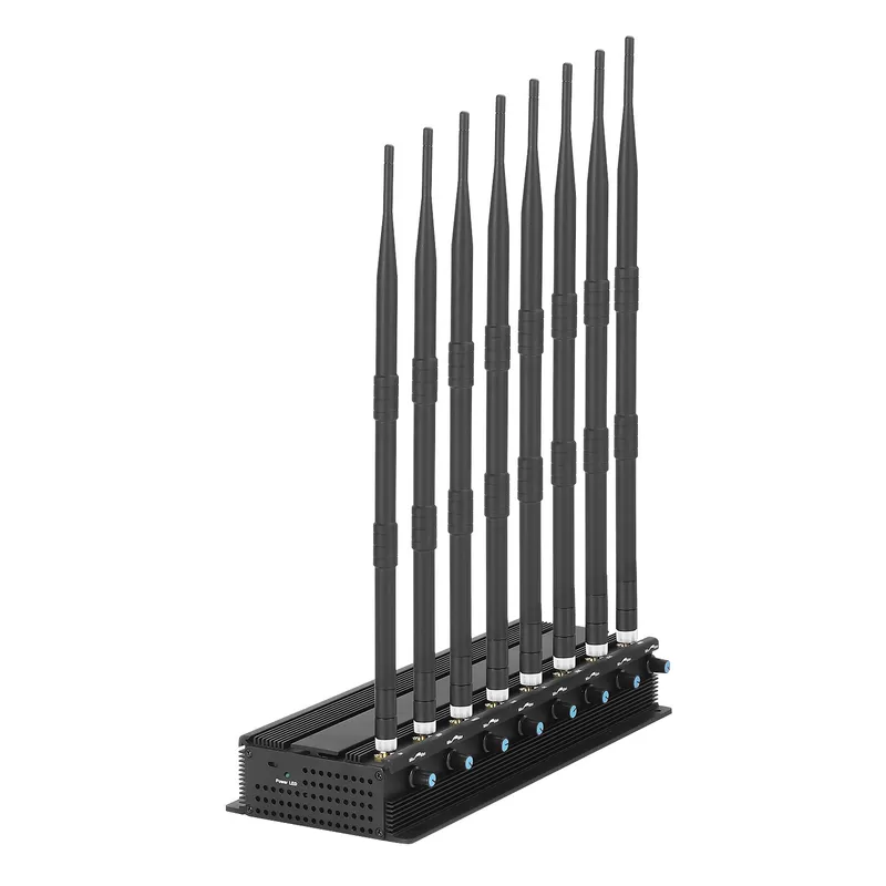 Adjustable 20 watt 8 Antennas High Power 2G/3G/4G/GPS/LOJACK Jammer - Image 3