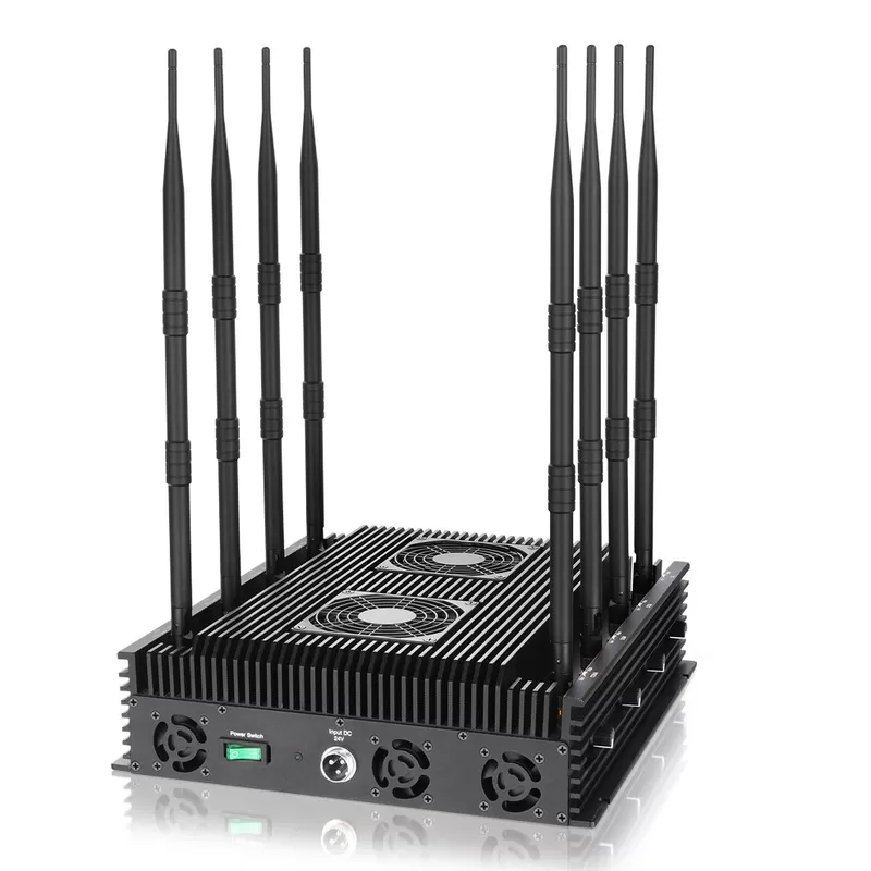 New powerful 8 antennas jammer block 2G, 3G, 4G, WIFI, GPSL1,Lojack,adjustable 68W output power cover range up to 80m - Image 3