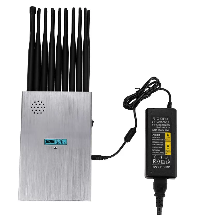 18 Bands Portable 2g. 3G. 4G. 5g cell phone Signal jammer/ Blocker with LCD Display, jam GPS, WIFI signals - Image 4