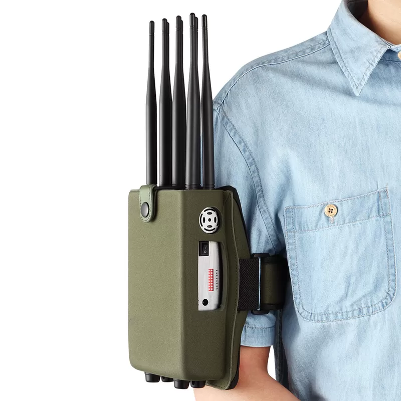 8 Antennas Plus Portable Mobile Phone Jammer Block 2G3G4G GPSL1 WIFI With longer 2.0dbi gain antennas.12000Mah Battery - Image 5