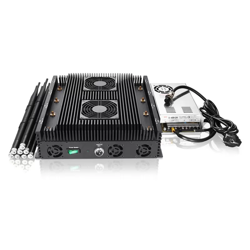 New powerful 8 antennas jammer block 2G, 3G, 4G, WIFI, GPSL1,Lojack,adjustable 68W output power cover range up to 80m - Image 5