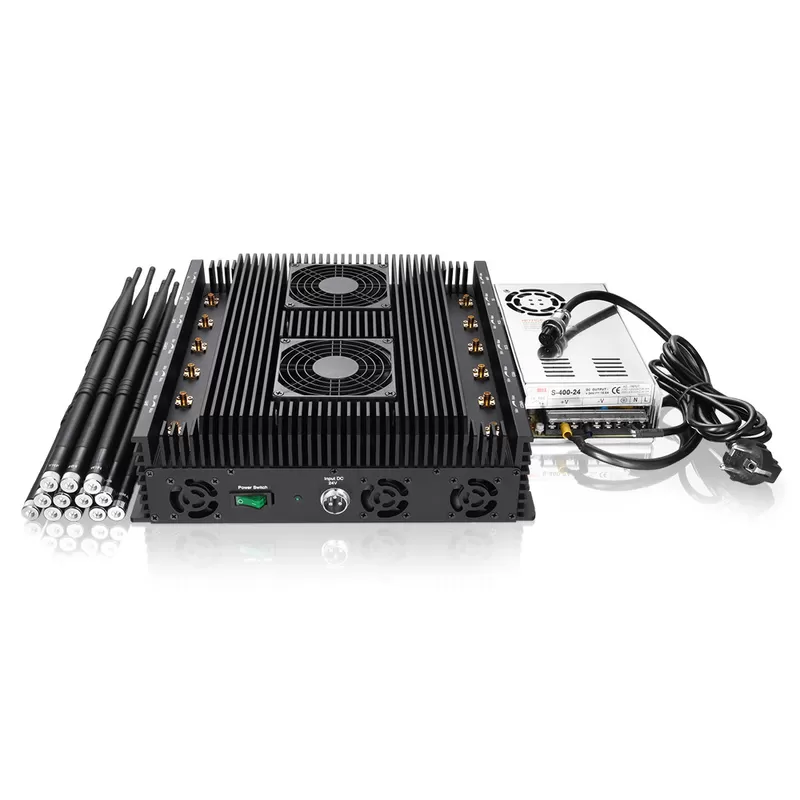 New powerful 12 antennas jammer block 2G3G4G5GGPSL1GPSL2-L5,GPSL3-L4 ,WIF,ILojack,98W output power cover range up to 80m - Image 7