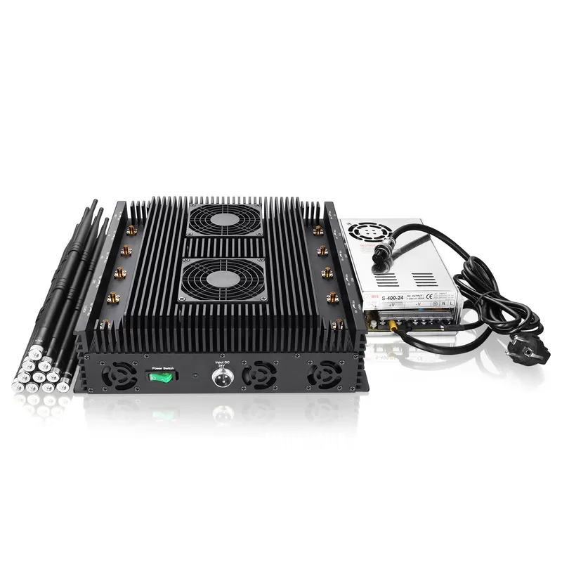 New powerful 10 antennas jammer block 2G, 3G, 4G, WIFI, 5.8GGPSL1 ,Lojack,75W output power cover range up to 80m - Image 7