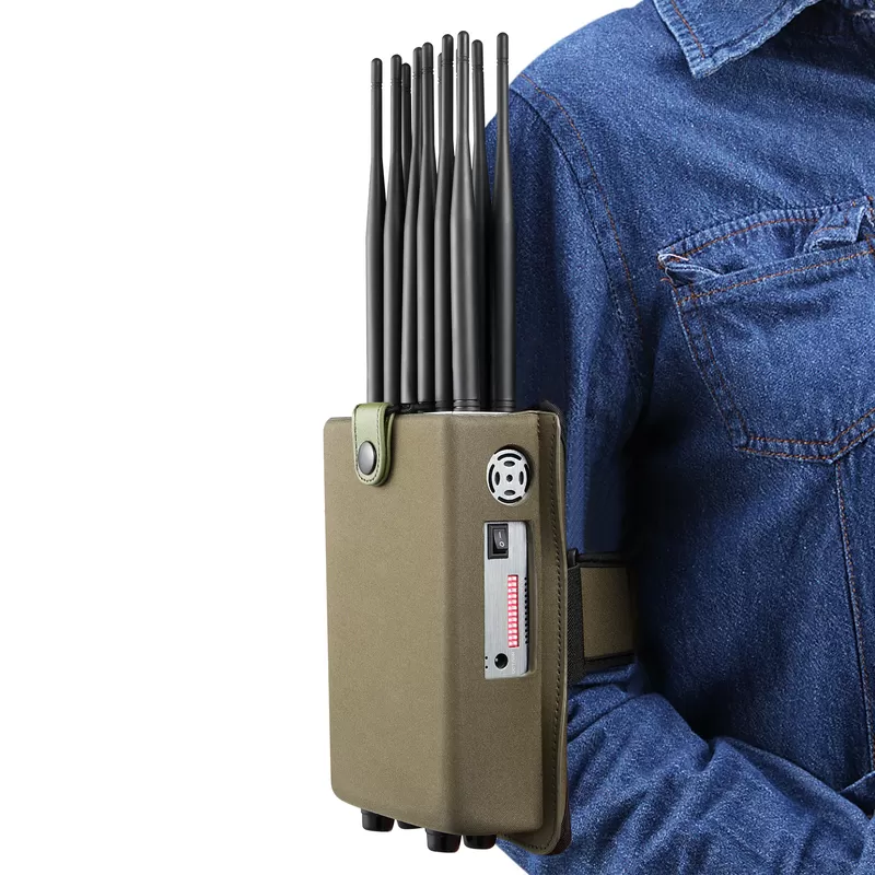 12 Antennas Plus 2G.3G.4G.5G Cell Phone Signal Jammer GPS.5.2G.5.8G WIFI With Screen display - Image 7